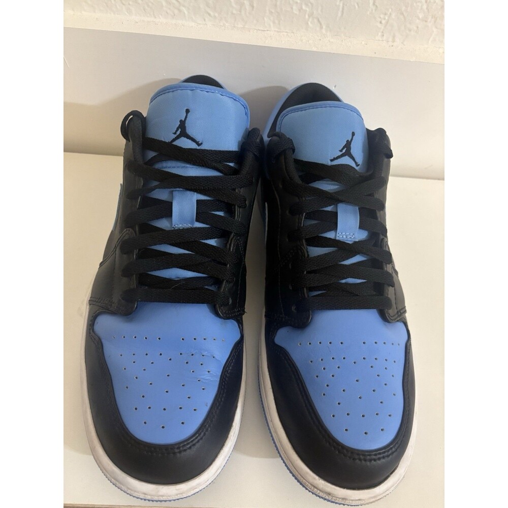 Air Jordan 1 Low University Blue Black Men’s Size 11.5 Excellent Condition
